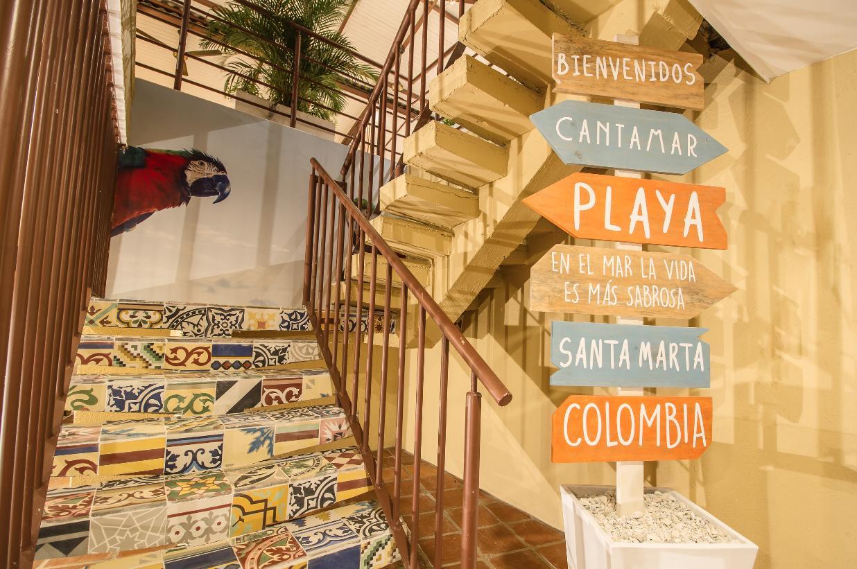The Cantamar Beach Hostel Santa Marta  Zewnętrze zdjęcie
